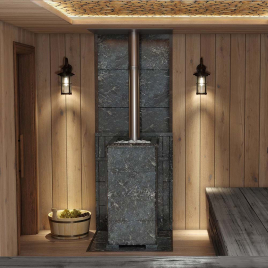 Дровяная печь Костер STONE Relax 28 Пироксенит