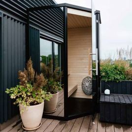 Электрическая печь Henki Nest 8 кВт, черная