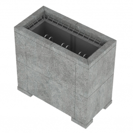 Электрическая печь Костёр City Wall Stone Талькохлорит, 9 кВт