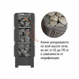 Электрокаменка Костёр Geos Rain Mini 4 кВт