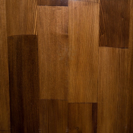 Купель угловая, сращенные ламели из лиственницы, 1.19x1.19 H1.2