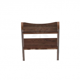 Лесенка для купели Bentwood, 2 ступени, лиственница натуральная