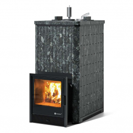 Печь ИзиСтим Геленджик в наборном полноценном кожухе с закрытым верхом