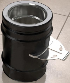 Шибер Schiedel Permeter, ⌀130-⌀350, 0.6 мм, сталь AISI 444