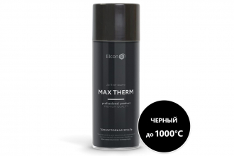 Термостойкая краска Elcon Max Therm черная, 1000 градусов